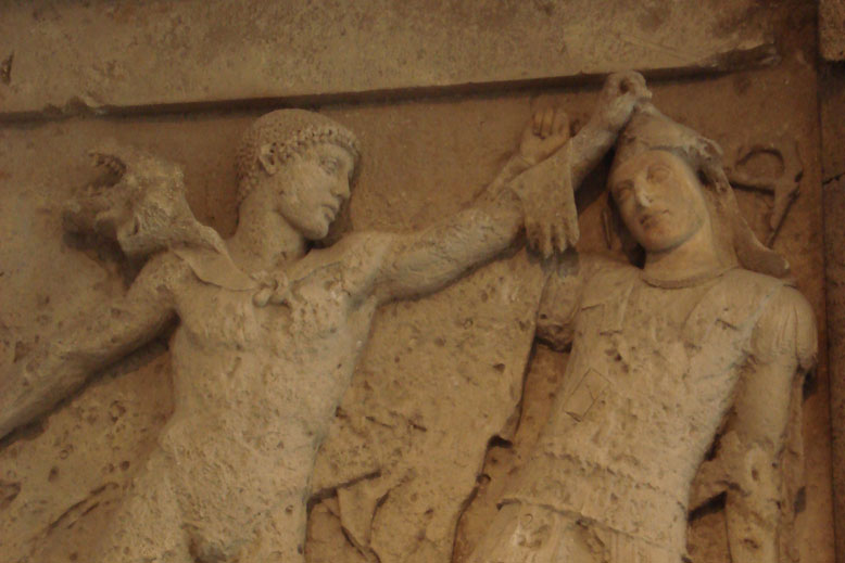 Palermo - Selinunte Metopa at Salinas Museum | Ph. Wikipedia User: User: Giovanni Dall'Orto